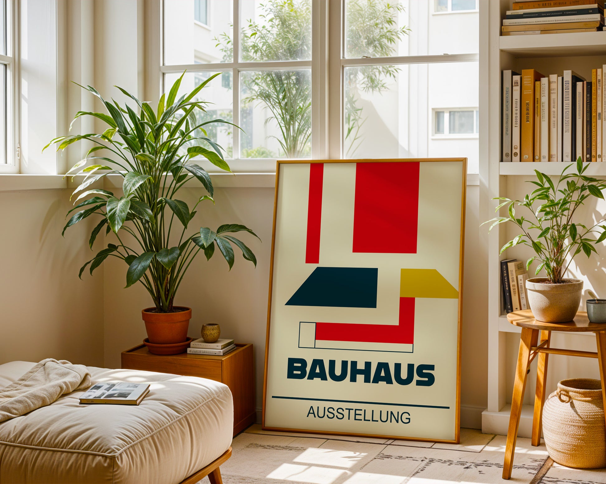 Multicolor Abstract Geometric Bauhaus Poster A82 - GroovyGrove