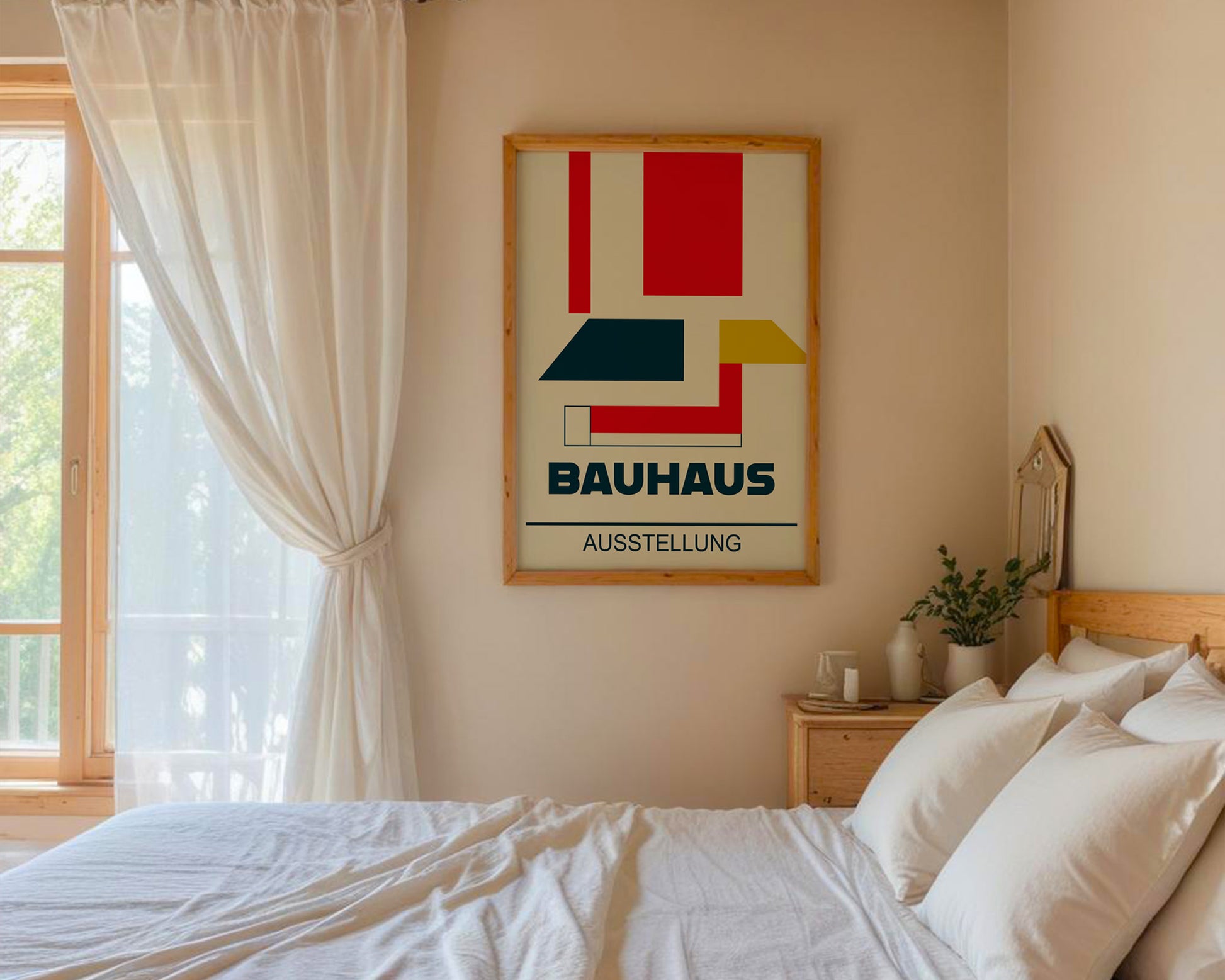 Multicolor Abstract Geometric Bauhaus Poster A82 - GroovyGrove