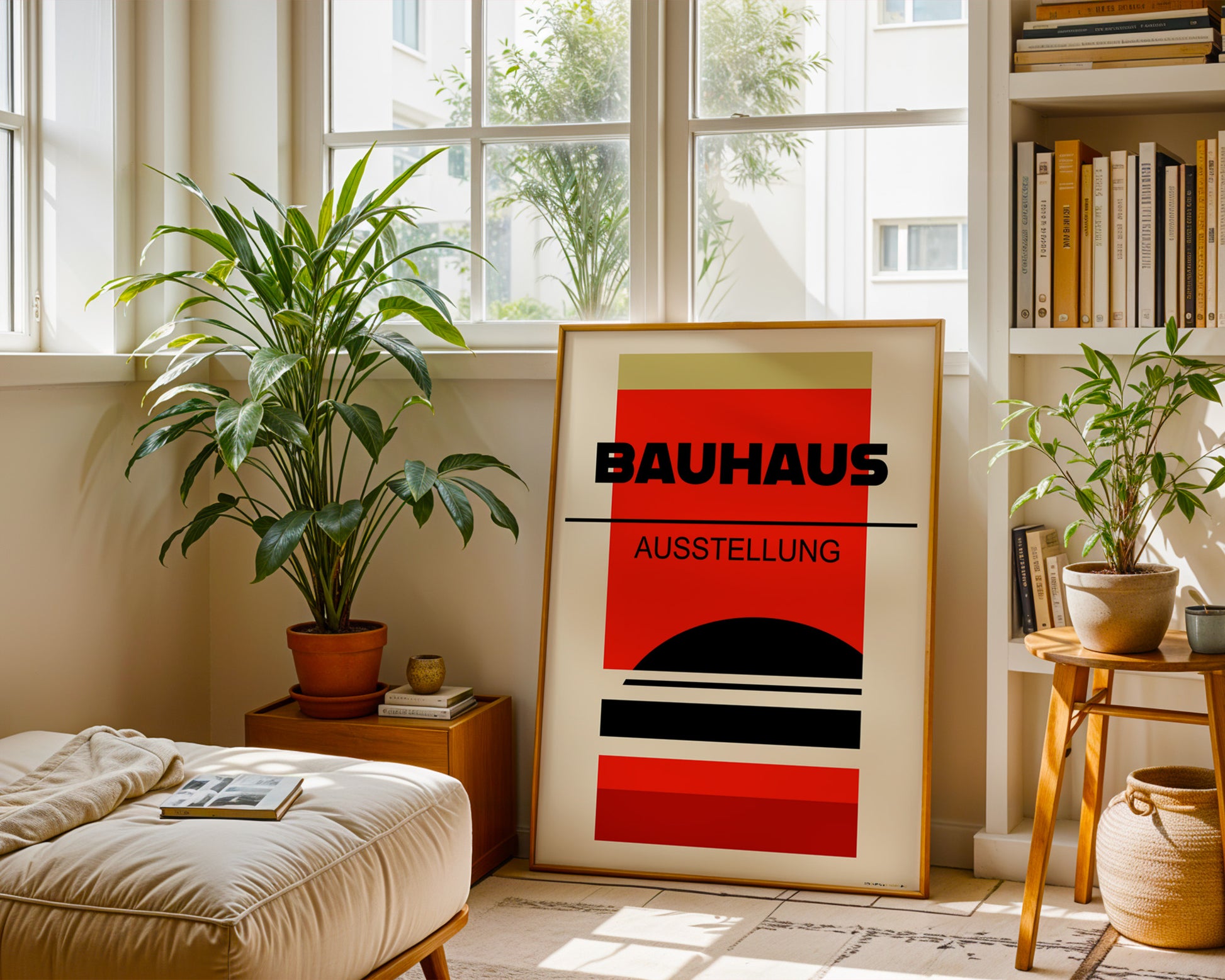 Multicolor Abstract Geometric Bauhaus Poster A83 - GroovyGrove