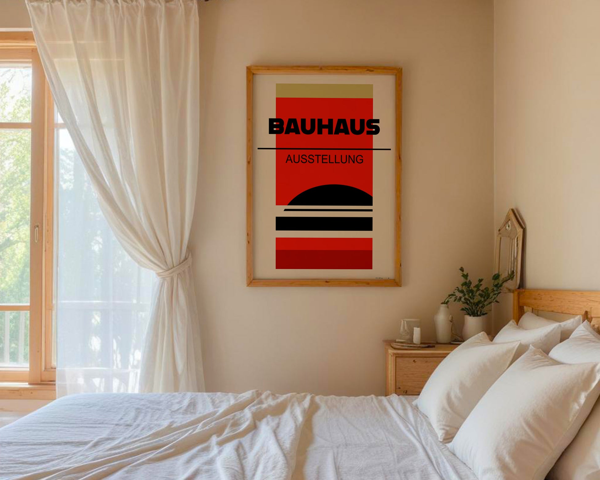 Multicolor Abstract Geometric Bauhaus Poster A83 - GroovyGrove