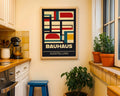 Multicolor Abstract Geometric Bauhaus Poster A84 - GroovyGrove