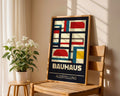 Multicolor Abstract Geometric Bauhaus Poster A84 - GroovyGrove