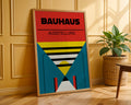 Multicolor Abstract Geometric Bauhaus Poster A85 - GroovyGrove