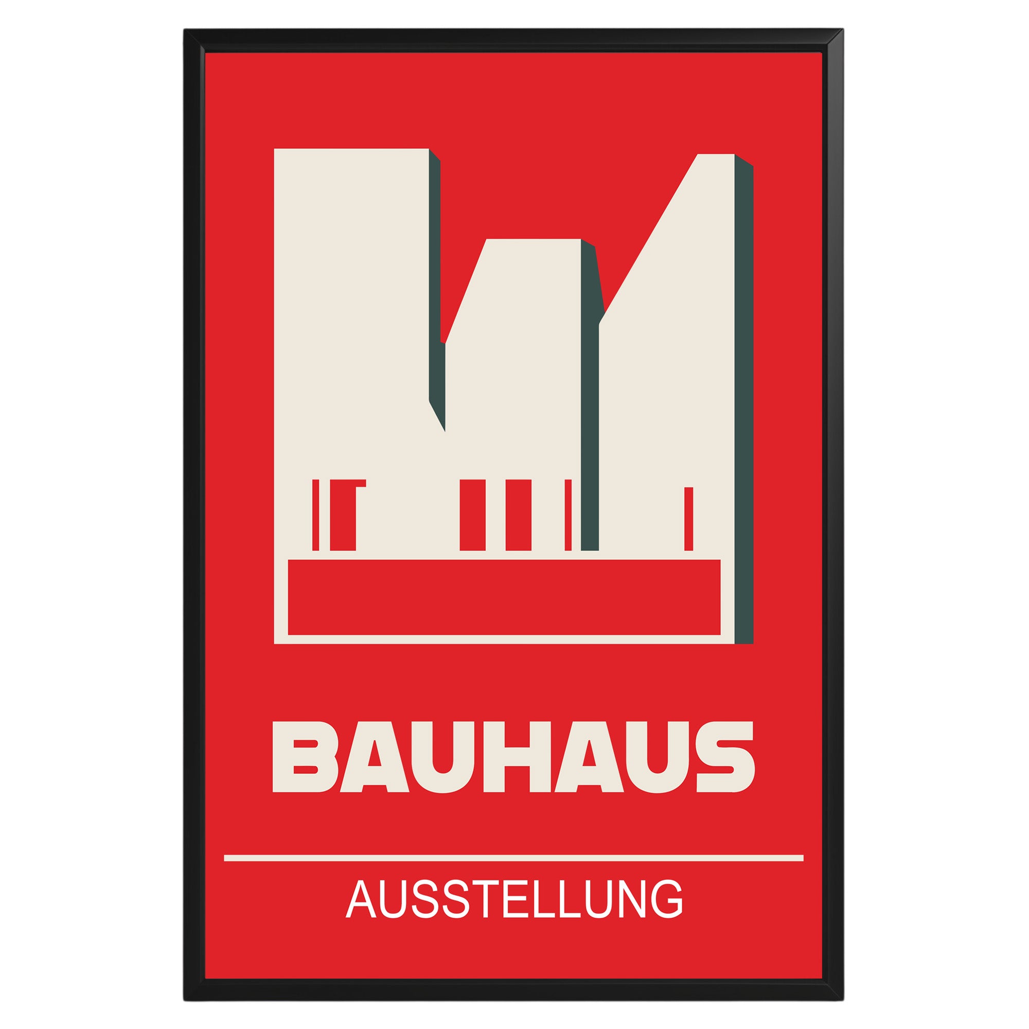 Abstract City Bauhaus Poster A86 - GroovyGrove