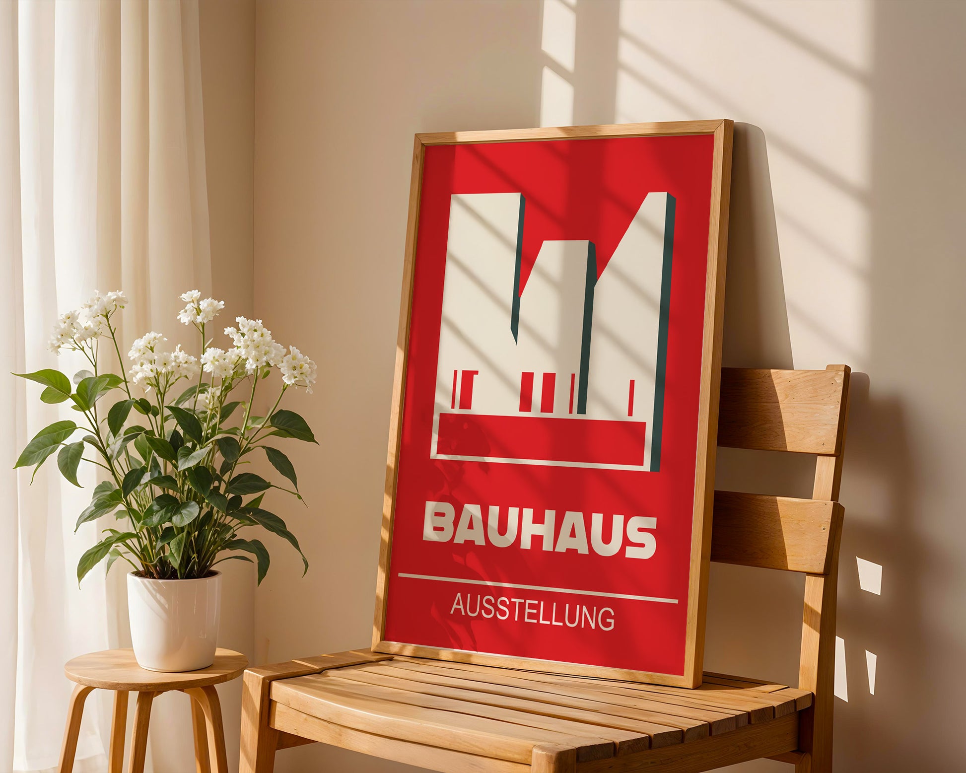 Abstract City Bauhaus Poster A86 - GroovyGrove