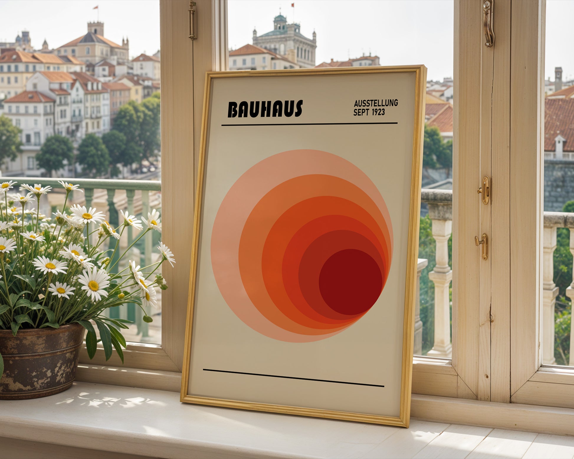 Multicolor Circles Bauhaus Poster A94 - GroovyGrove