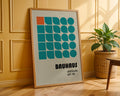 Orange Blue Green Geometric Bauhaus Poster A95 - GroovyGrove