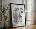 Beer Apparatus 1886 Patent Poster - GroovyGrove