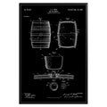 Beer Barrel 1898 Patent Poster - GroovyGrove