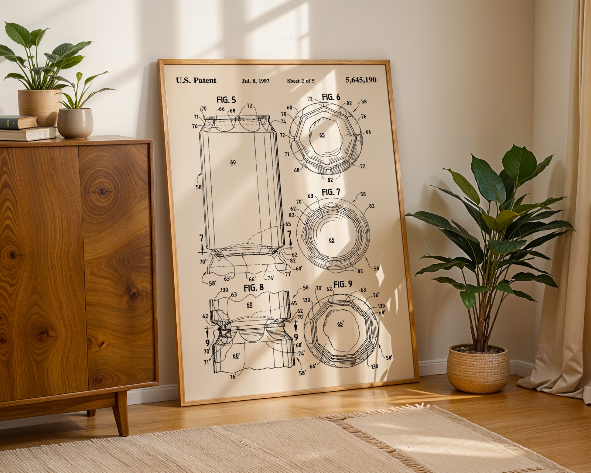 Beer Can 1997 Patent Poster - GroovyGrove