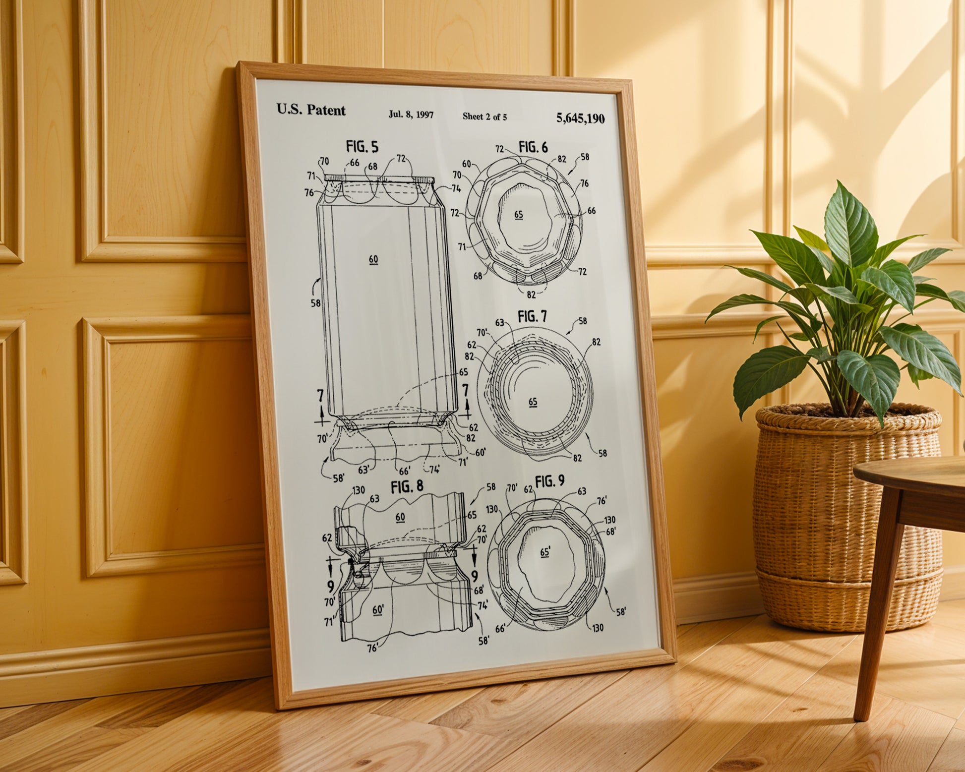 Beer Can 1997 Patent Poster - GroovyGrove