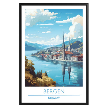 Bergen Norway Poster - GroovyGrove