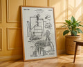 Beverage Dispensing Apparatus 1944 Patent Poster - GroovyGrove