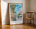 Beverly Hill California Travel Poster - GroovyGrove