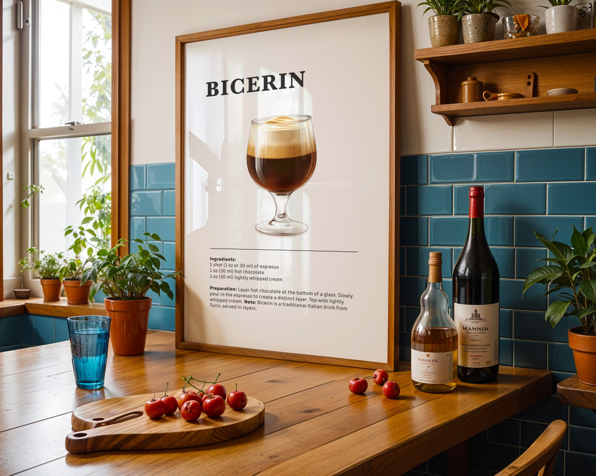 Bicerin Coffee Recipe Poster - GroovyGrove