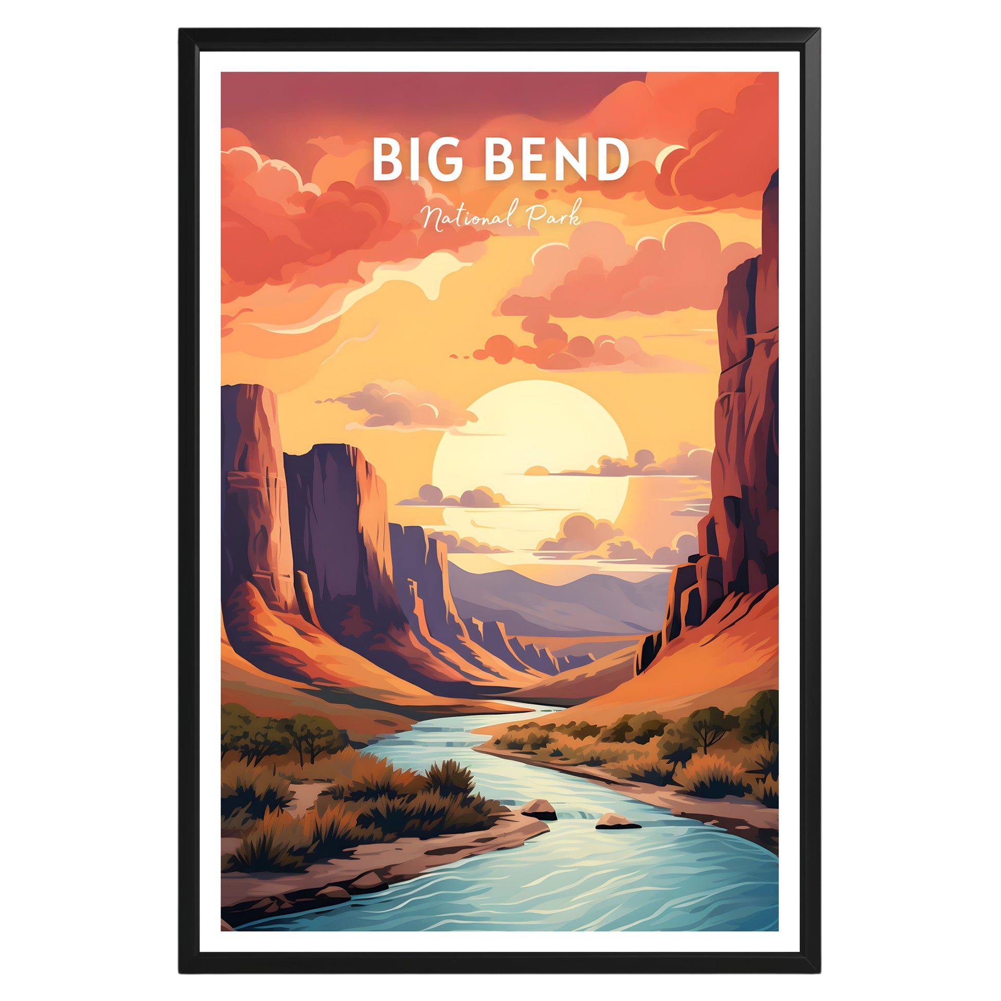 Big Bend National Park Poster - GroovyGrove