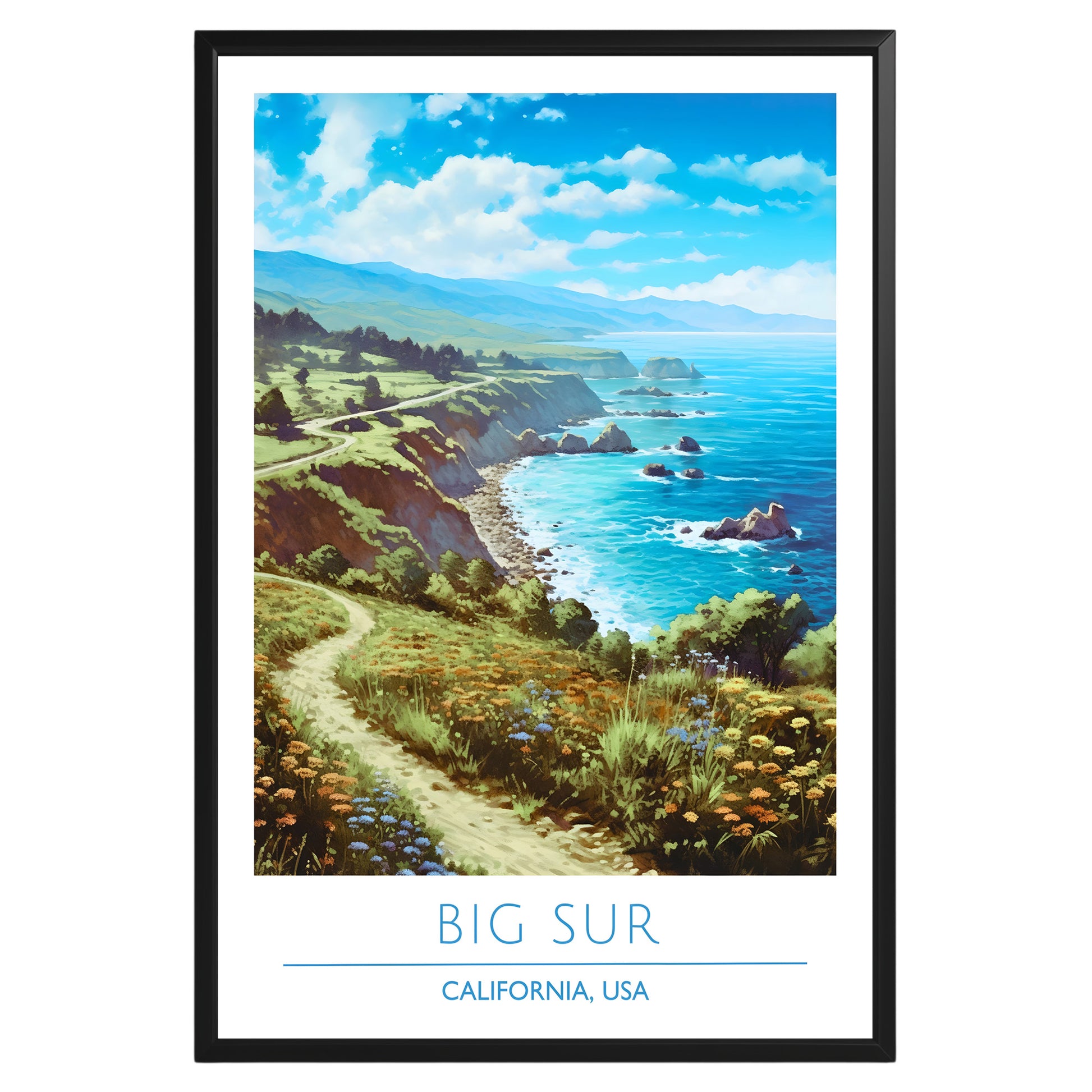 Big Sur California Poster - GroovyGrove