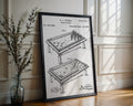 Billard Game Table 1878 Patent Poster - GroovyGrove