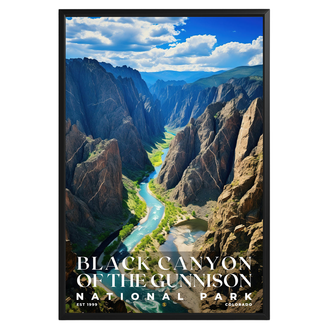 Black Canyon of the Gunnison National Park Poster - GroovyGrove