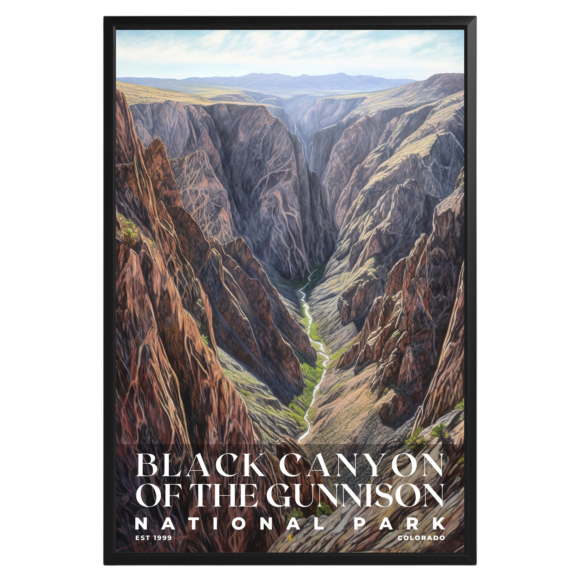 Black Canyon of the Gunnison National Park Poster - GroovyGrove