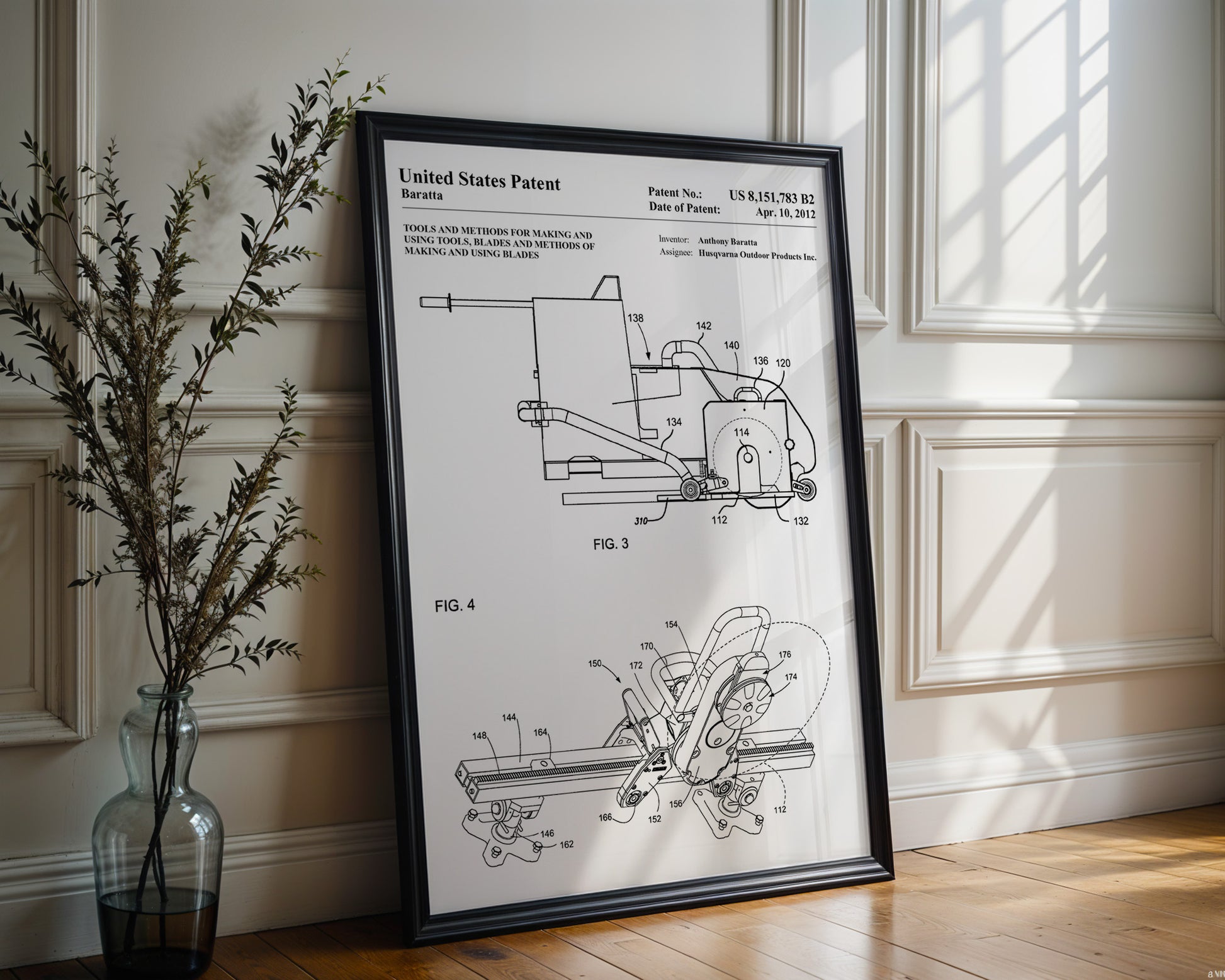 Blades Making Method 2012 Patent Poster - GroovyGrove