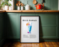 Blue Hawaii Cocktail Recipe Poster - GroovyGrove