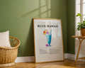 Blue Hawaii Cocktail Recipe Poster - GroovyGrove