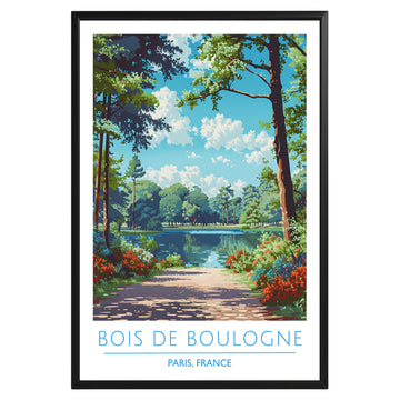 Bois de Boulogne Paris France Poster - GroovyGrove