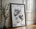 Boxing Glove 1894 Patent Poster - GroovyGrove