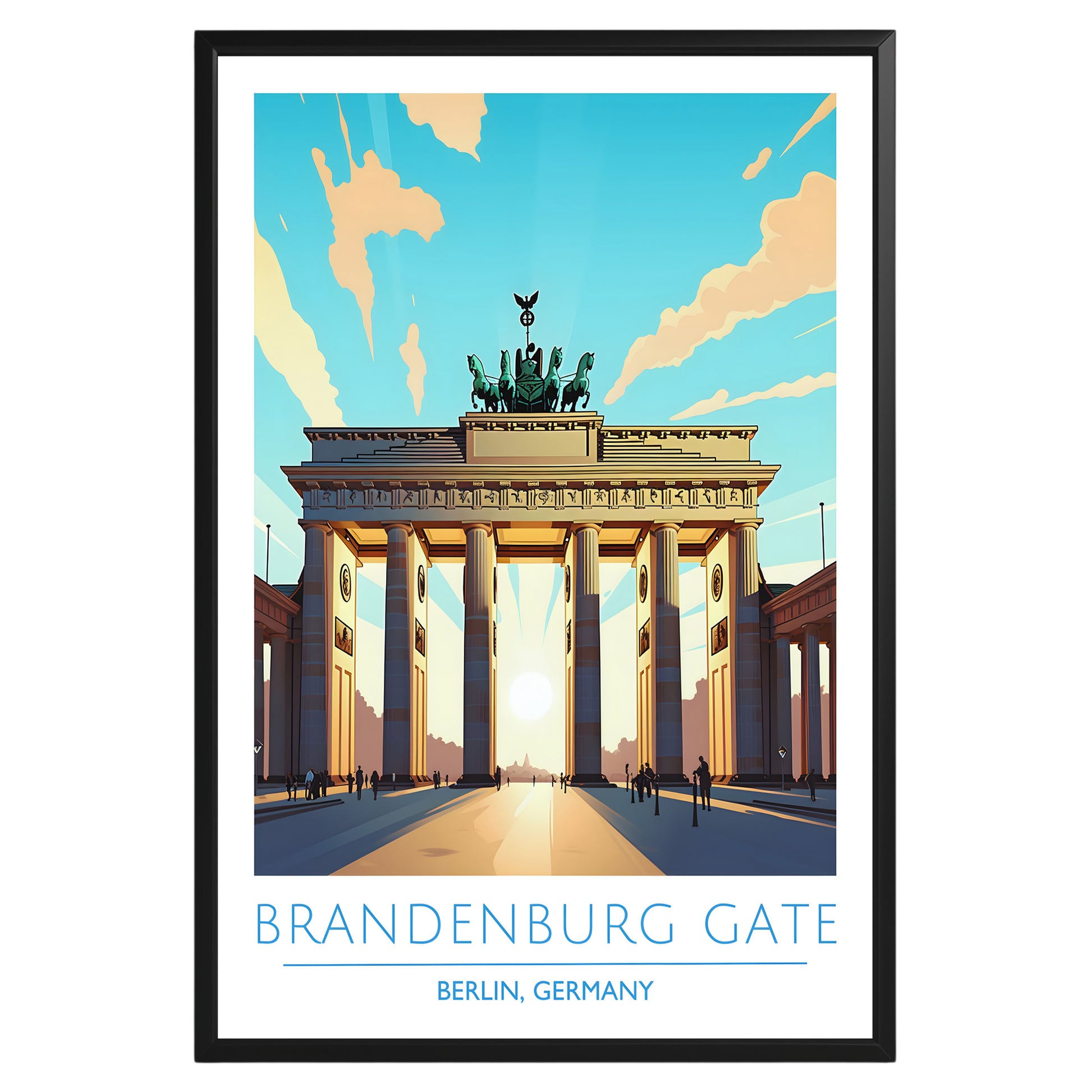 Brandenburg Gate Berlin Germany Poster - GroovyGrove