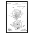 Brass Musical Instrument 1914 Patent Poster - GroovyGrove