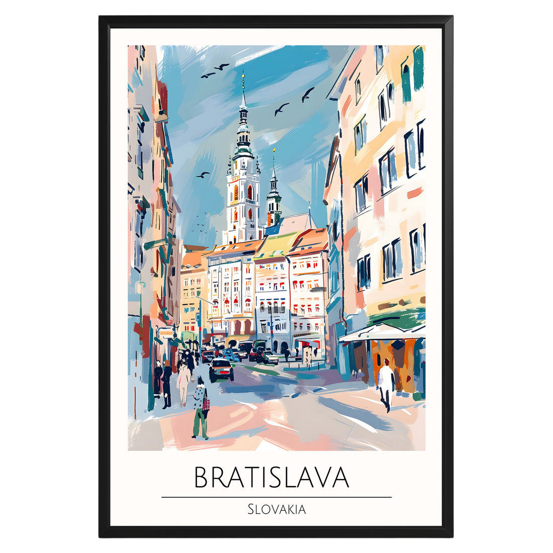 Bratislava Slovakia Travel Poster - GroovyGrove