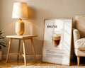 Breve Coffee Recipe Poster - GroovyGrove