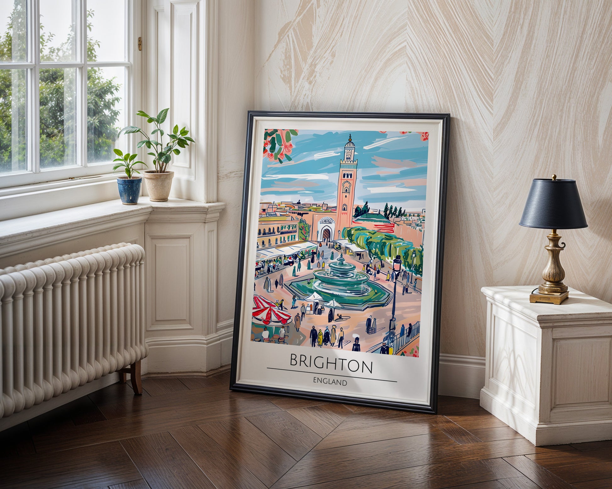 Brighton England Travel Poster - GroovyGrove