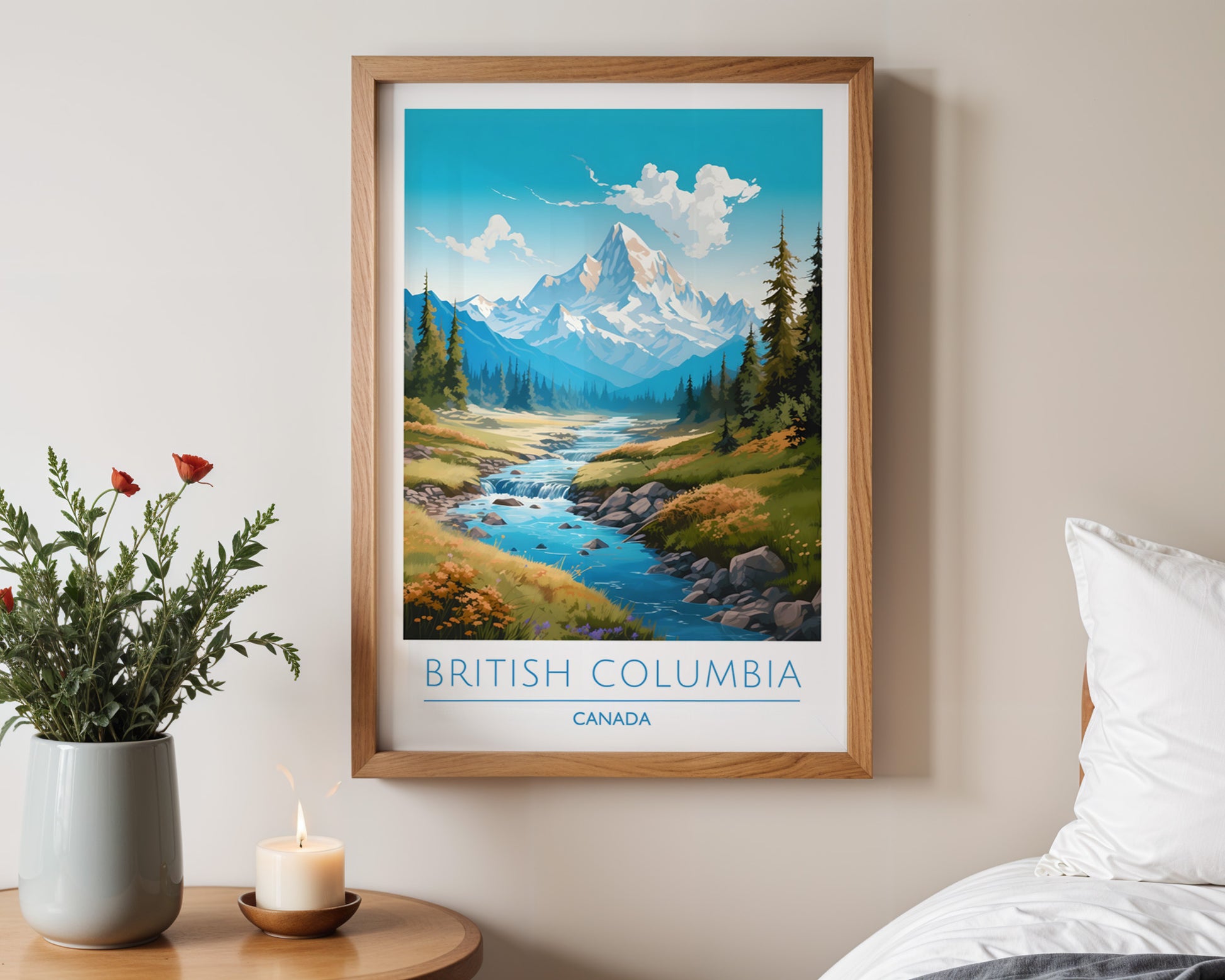 British Columbia Canada Poster - GroovyGrove