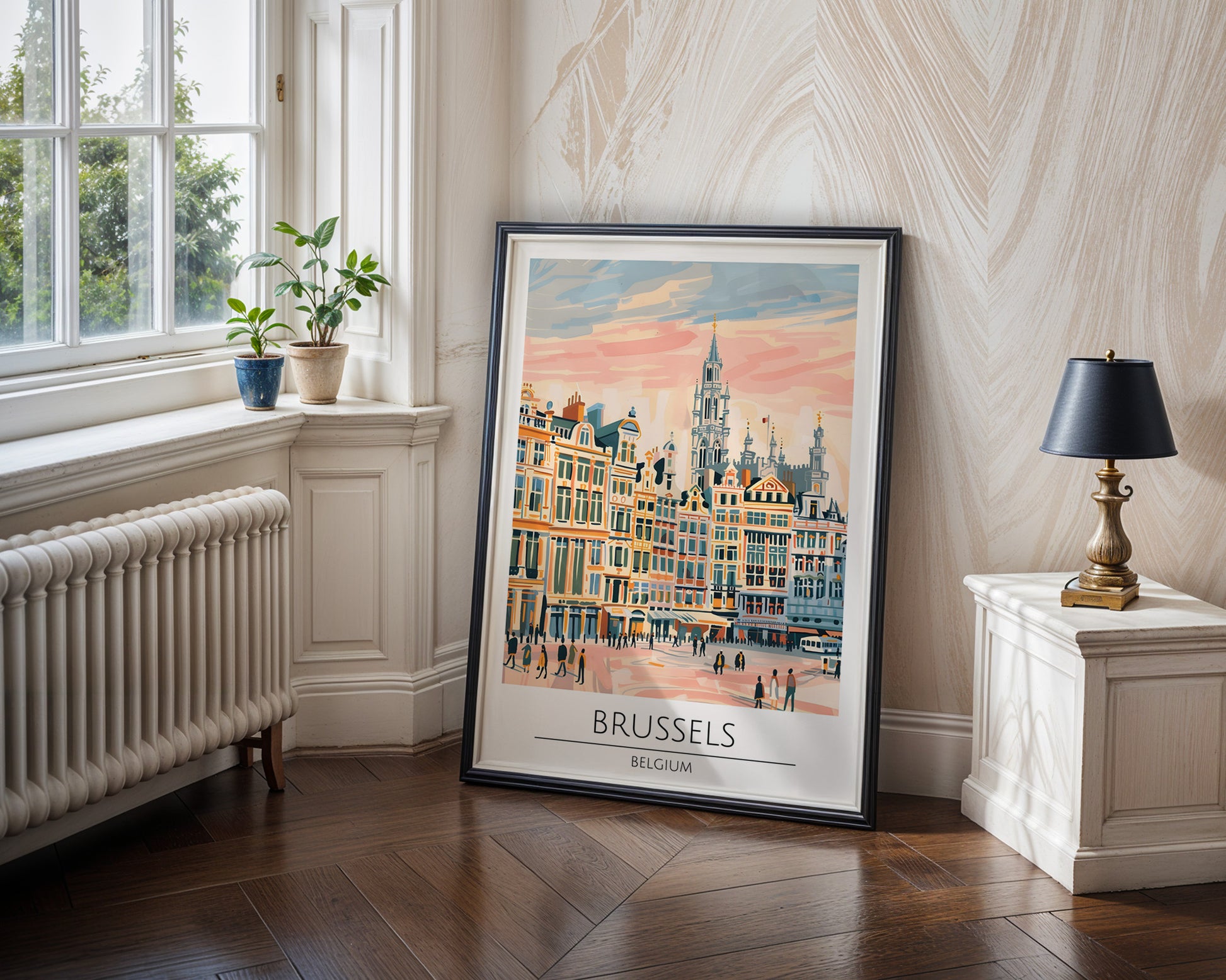 Brussels Belgium Travel Poster - GroovyGrove