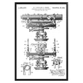 Builder's Level And Transit 1922 Patent Poster - GroovyGrove