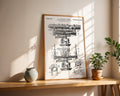 Builder's Level And Transit 1922 Patent Poster - GroovyGrove