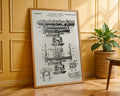 Builder's Level And Transit 1922 Patent Poster - GroovyGrove