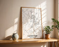 Cambridge United Kingdom City Map Poster - GroovyGrove