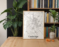 Cambridge United Kingdom City Map Poster - GroovyGrove