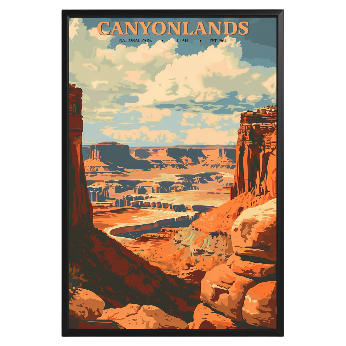 Canyonlands National Park Vintage Poster - GroovyGrove