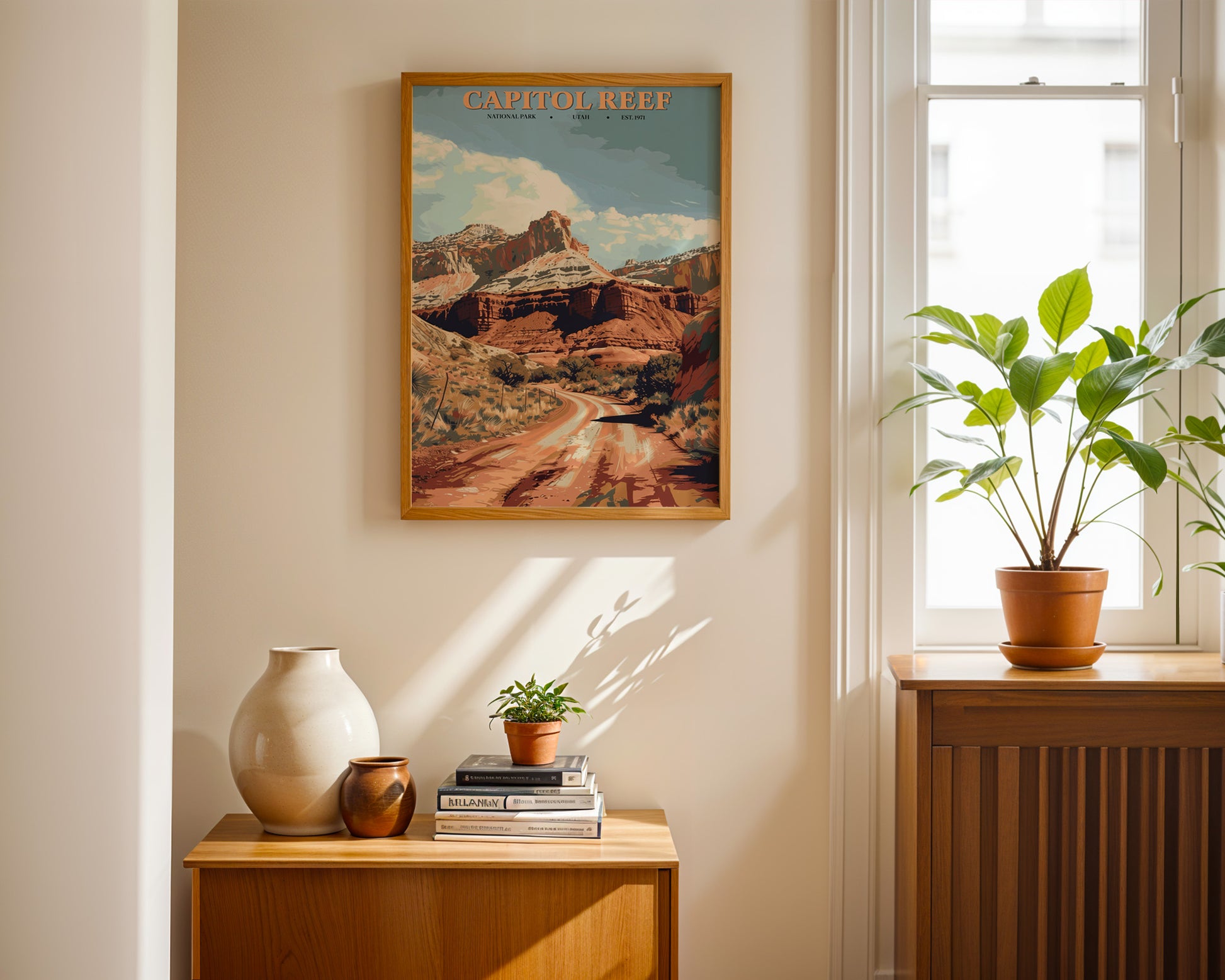 Capitol Reef National Park Vintage Poster - GroovyGrove