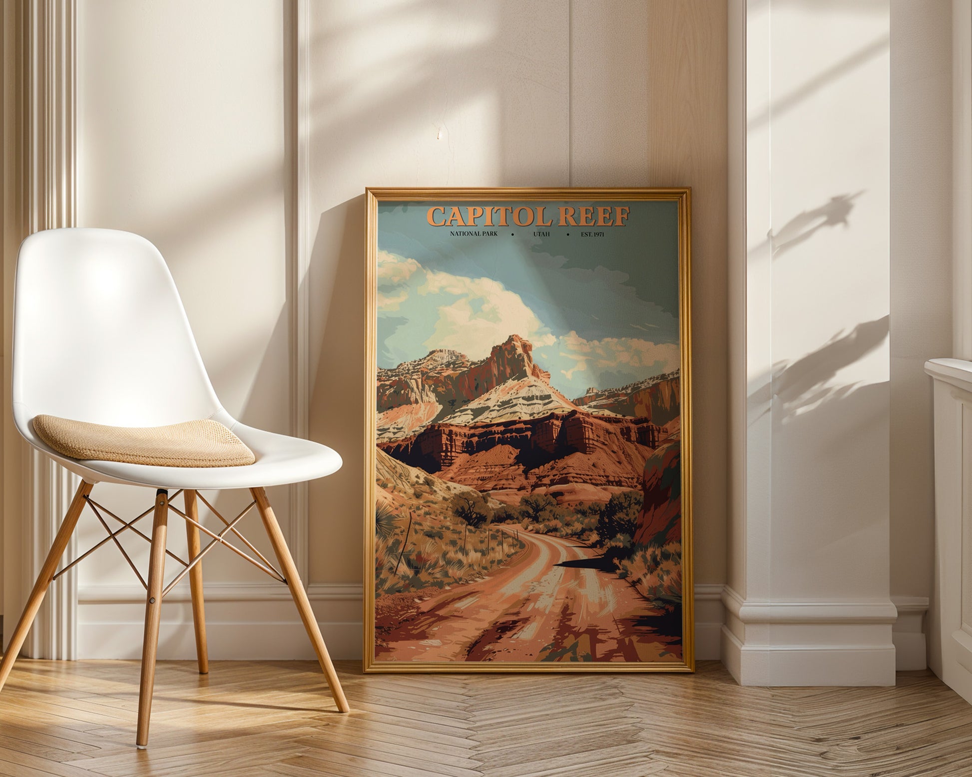 Capitol Reef National Park Vintage Poster - GroovyGrove