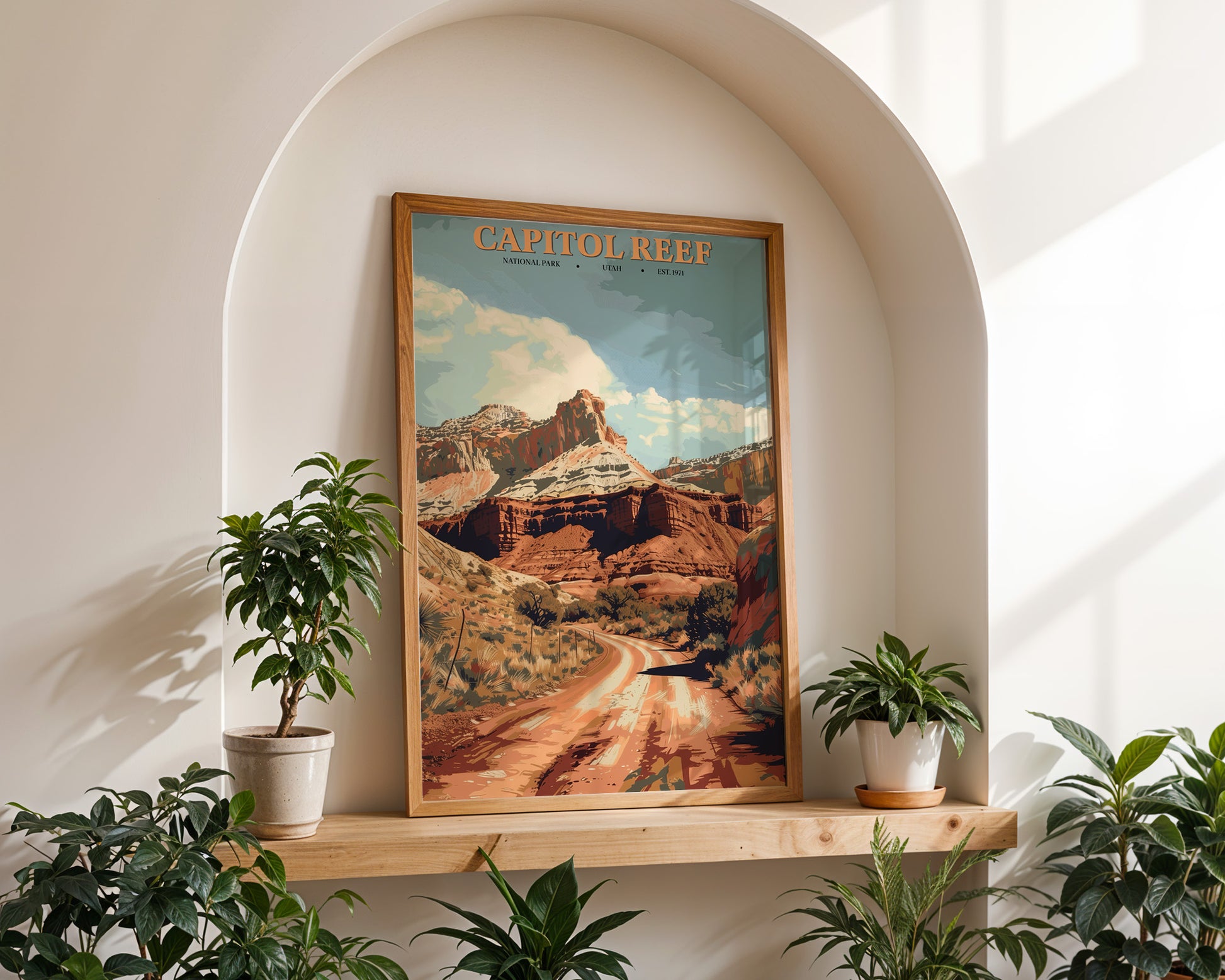 Capitol Reef National Park Vintage Poster - GroovyGrove