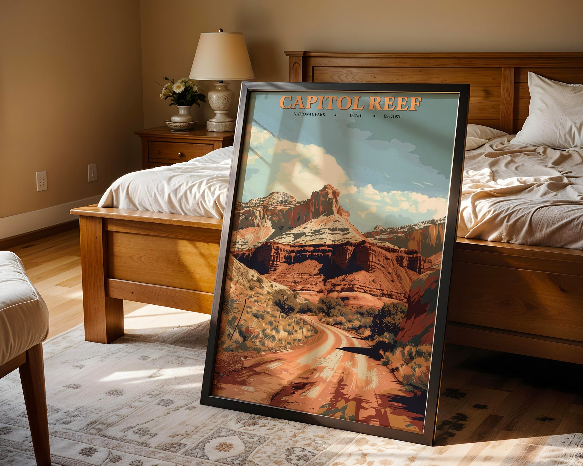 Capitol Reef National Park Vintage Poster - GroovyGrove