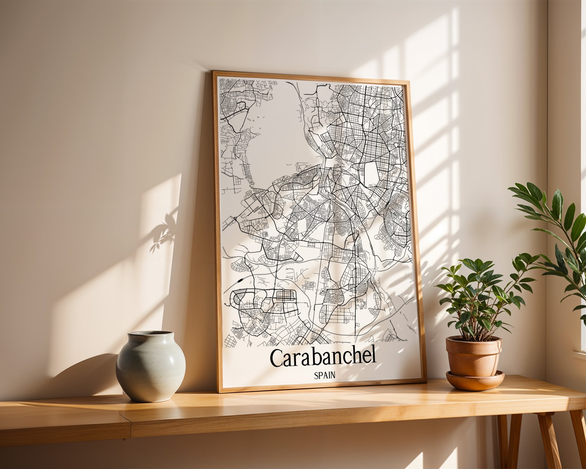 Carabanchel Spain City Map Poster - GroovyGrove