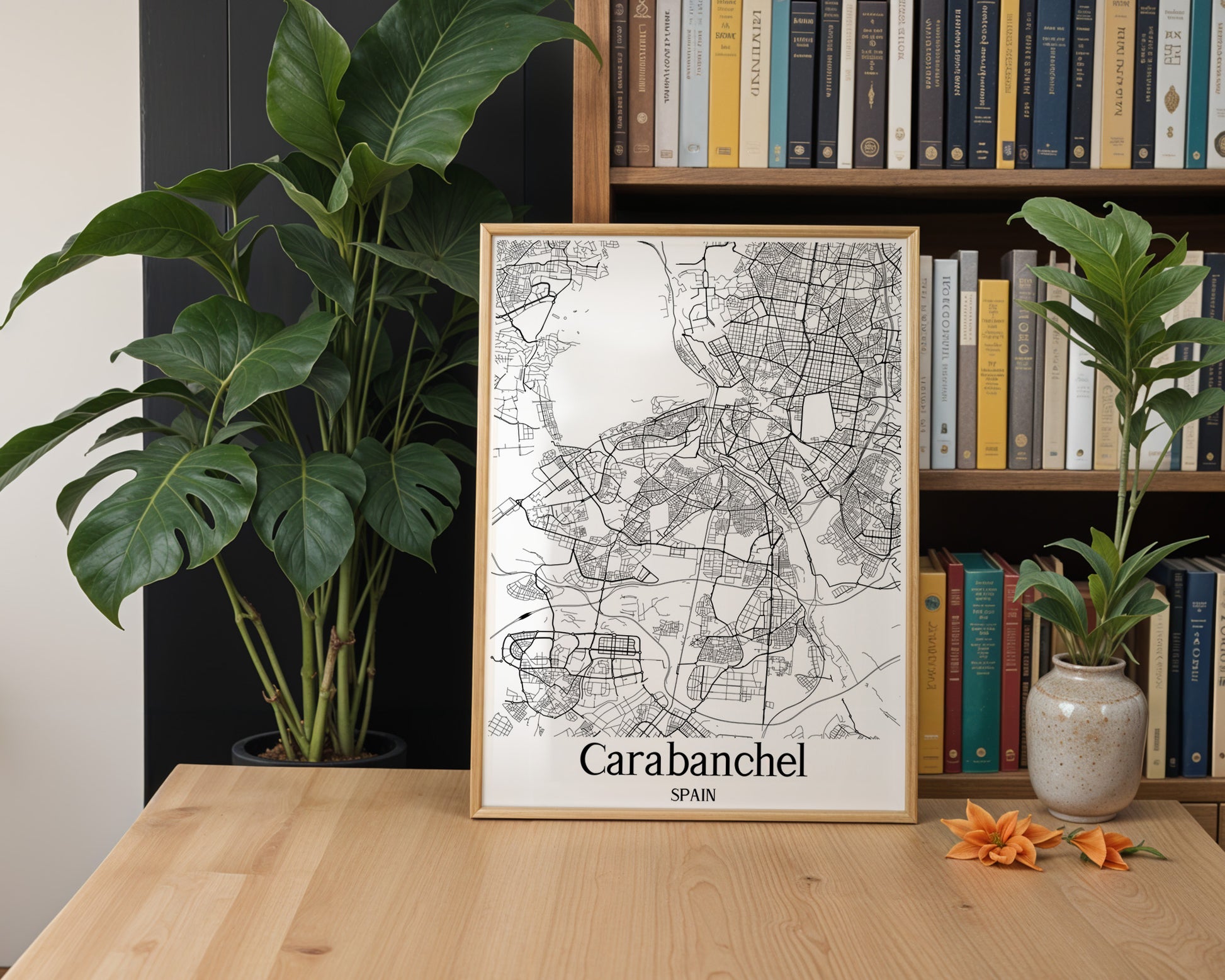 Carabanchel Spain City Map Poster - GroovyGrove