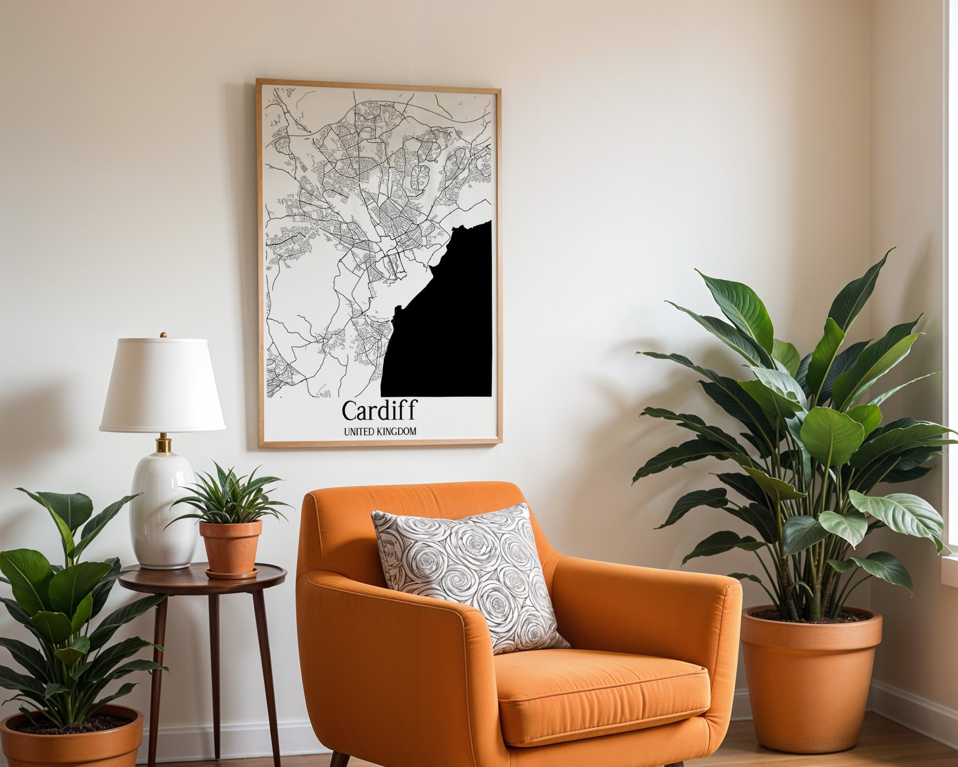 Cardiff United Kingdom City Map Poster - GroovyGrove