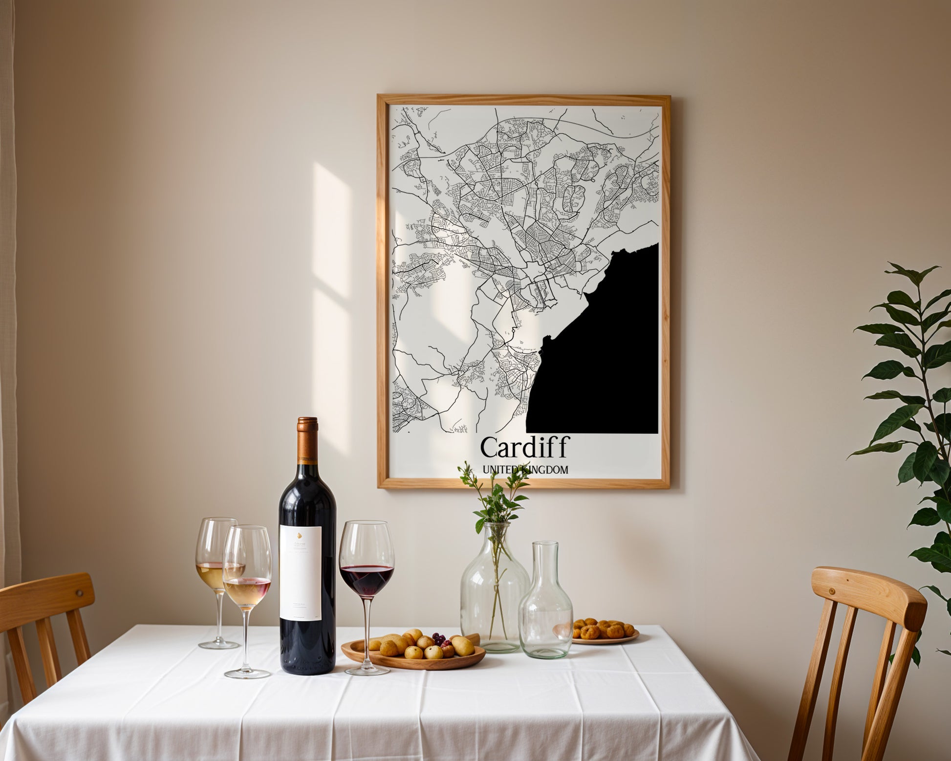 Cardiff United Kingdom City Map Poster - GroovyGrove